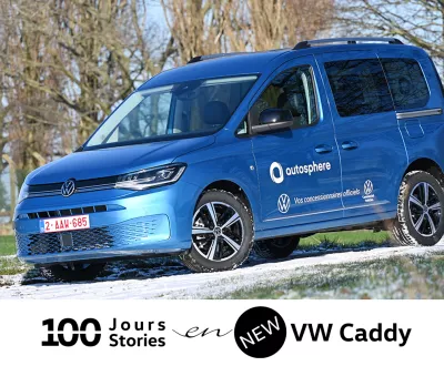 «100 jours/100 stories » en New VW CADDY : en route pour de nouvelles aventures !