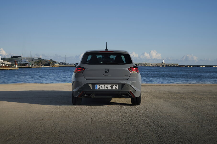 Nouvelle SEAT Ibiza gris arrière