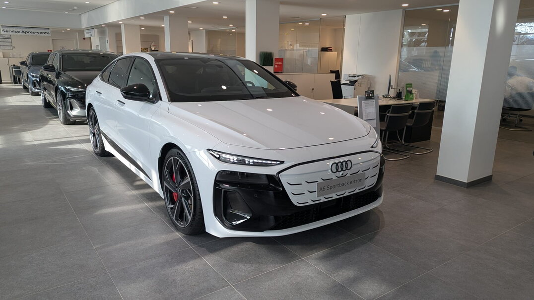 A6 e-tron showroom