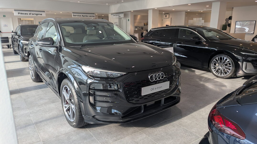 Q6 e-tron showroom
