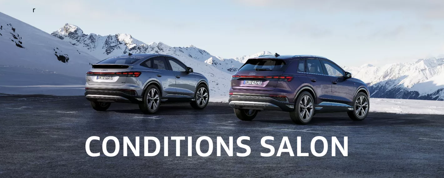 Conditions Salon sur toute la gamme Audi