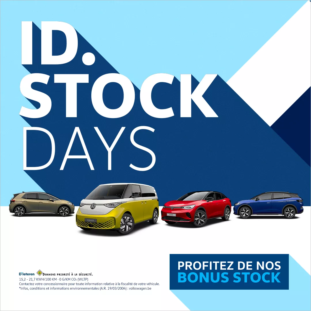 action rentrée du stock vw id 