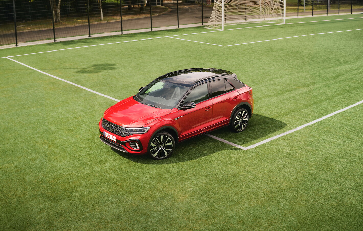 T-Roc terrain de football