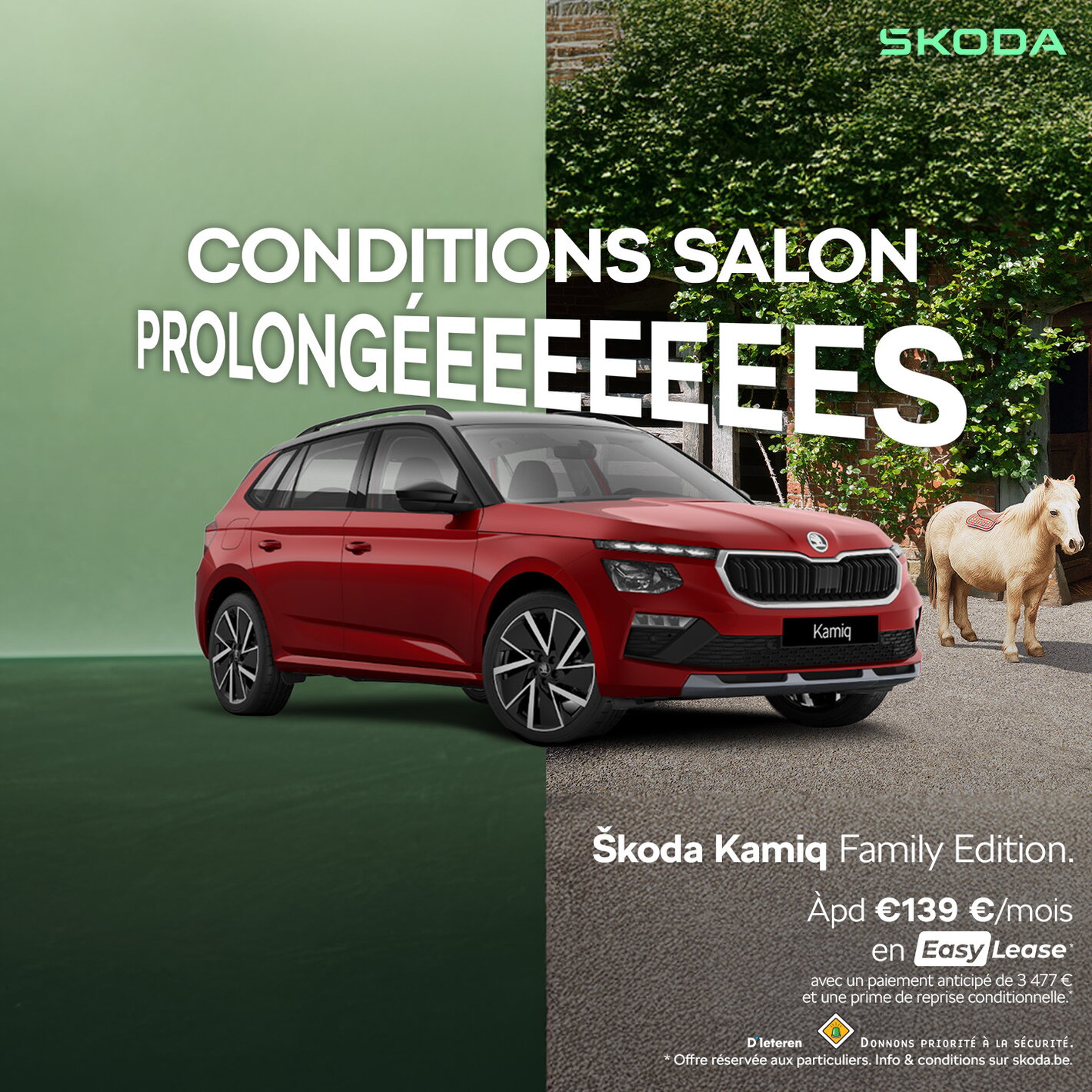 Skoda Kamiq EasyLease Conditons Salon Prolongées